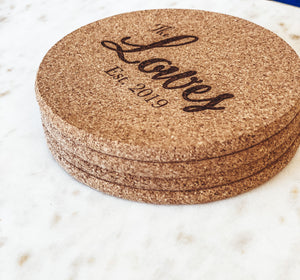 Engraved Coaster Set